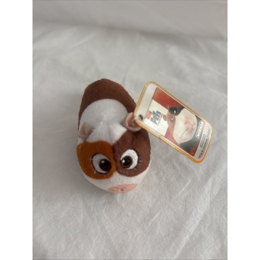 Norman the Guinea Pig TY Beanie Baby Pets 2016 NEW wTAG Secret Life of Pets